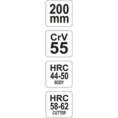 Universaalsed tangid Yato CrV 200mm (YT-1942) hind ja info | Käsitööriistad | kaup24.ee