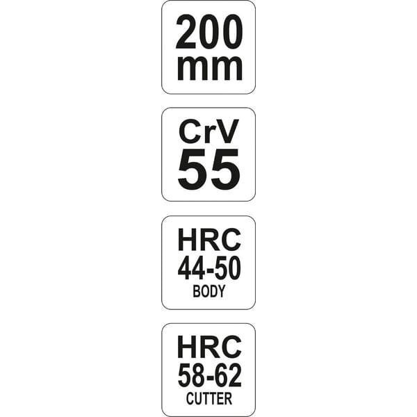 Universaalsed tangid Yato CrV 200mm (YT-1942) цена и информация | Käsitööriistad | kaup24.ee