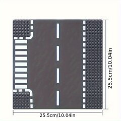 'Небольшая опорная плита из строительных блоков размером 25,4x25,4 см, подходящая для создания оснований для городских дорог и улиц.' цена и информация | Игрушки для мальчиков | kaup24.ee