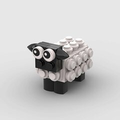 '52 шт., милые и креативные строительные блоки для маленьких животных, овец, игрушки' цена и информация | Игрушки для мальчиков | kaup24.ee