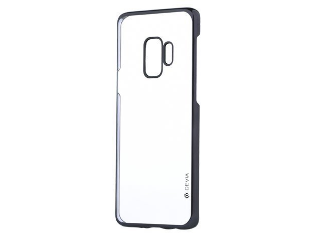 Telefoniümbris TelForceOne Devia Glitter telefonile Samsung Galaxy S9 Plus, must (BRA006631) hind ja info | Telefoni kaaned, ümbrised | kaup24.ee