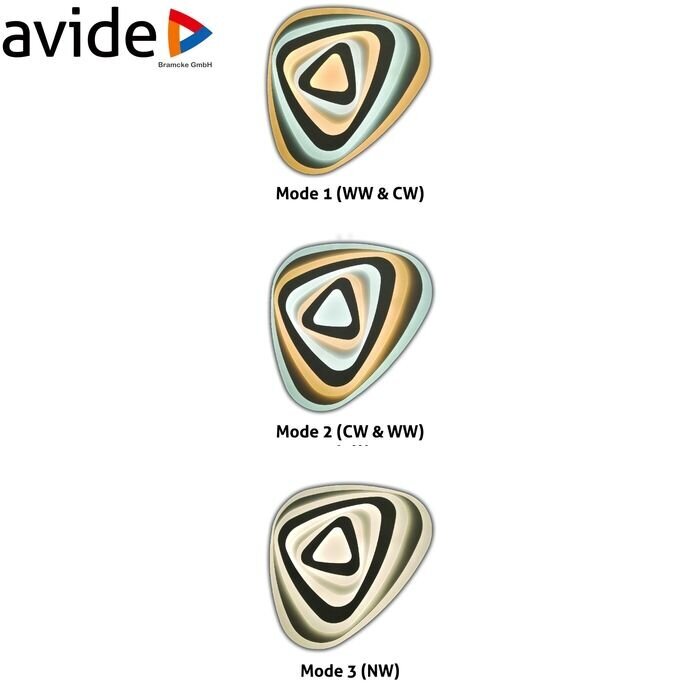 Avide LED-laevalgusti Yvette 90W puldiga hind ja info | Laelambid | kaup24.ee