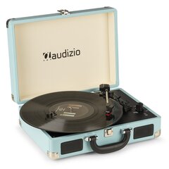 Audizio RP114BL Проигрыватель пластинок, синий цена и информация | Проигрыватели для пластинок, патефоны | kaup24.ee