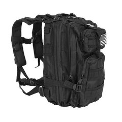 Маленький туристический рюкзак J2, черный цена и информация | Туристические, походные рюкзаки | kaup24.ee