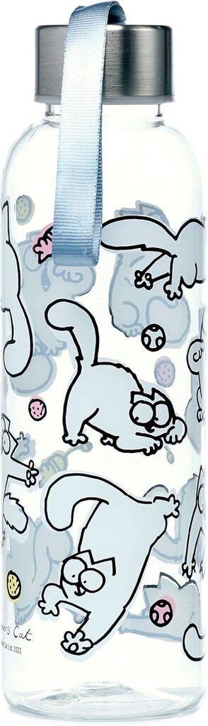 Purunematu metallkaanega veepudel - Simon's Cat 2021 500 ml hind ja info | Joogipudelid | kaup24.ee