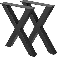 Столешницы Vevor, 400x395 мм, черные, 2 шт., 1000 кг цена и информация | Ножки для мебели | kaup24.ee