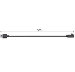 USB-A 2.0 5m kaabel, Izoxis hind ja info | Kaablid ja juhtmed | kaup24.ee