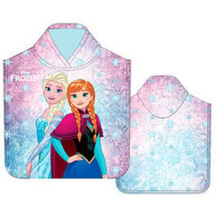 Laste rätik-poncho Frozen 9O11 01, lilla hind ja info | Rätikud, saunalinad | kaup24.ee