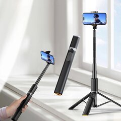 Tech-Protect statiiv-käsistatiiv Selfie Stick Tripod L08S, must hind ja info | Telefoni kaaned, ümbrised | kaup24.ee