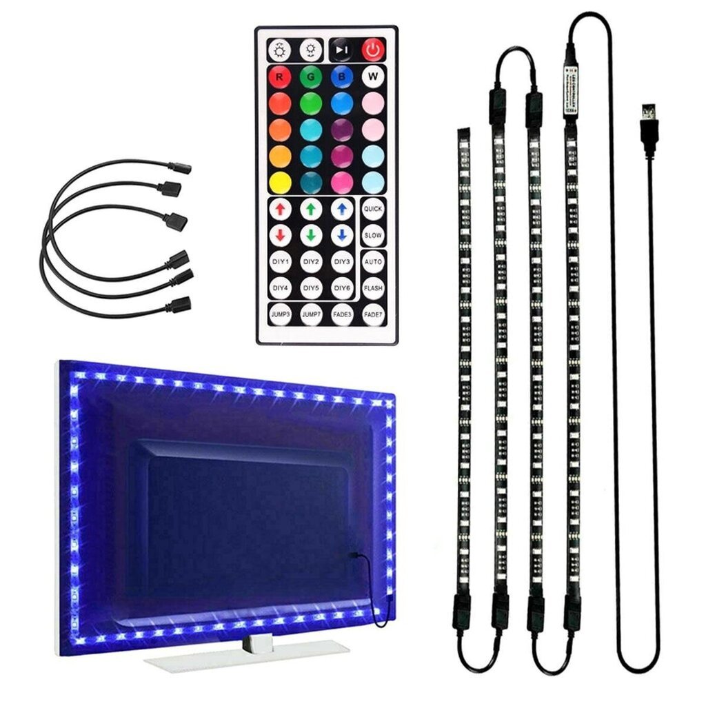 RGB LED-ribade komplekt teleri valgustamiseks hind ja info | Lastetoa valgustid | kaup24.ee