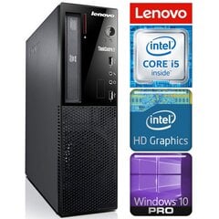 Lenovo Edge 72 SFF i5-3470 8GB 960SSD DVD WIN10Pro [refurbished] hind ja info | Lauaarvutid | kaup24.ee