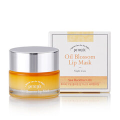 Petitfee Oil Blossom huulemask astelpajuõli, 15g - maseczka do ust цена и информация | Помады, бальзамы, блеск для губ | kaup24.ee