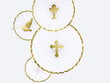 Tikukaunistus First Communion Gold 31,5 cm (1 karp/ 50 pakki) (1 pakk/ 6 tk) hind ja info | Ühekordsed nõud | kaup24.ee