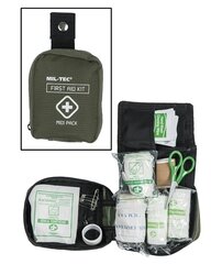 Esmaabikomplekt koos tarvikutega, Mil-Tec, FIRST AID KIT, Midi Pack, roheline hind ja info | Muu matkavarustus | kaup24.ee