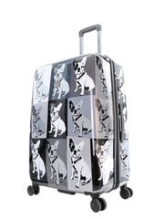 Большой чемодан Saxoline  BULLDOG Mono черный цена и информация | Чемоданы, дорожные сумки | kaup24.ee