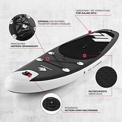 FitEngine Stand Up Paddle Board 10'8 | 325 x 76 x 15 cm | action cam mount | must valge hind ja info | Veesport | kaup24.ee