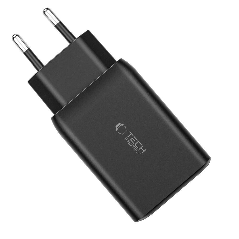 Võrgulaadija Tech-Protect C65W 3-PORT Network 65W USB-C PD valge hind ja info | Mobiiltelefonide laadijad | kaup24.ee