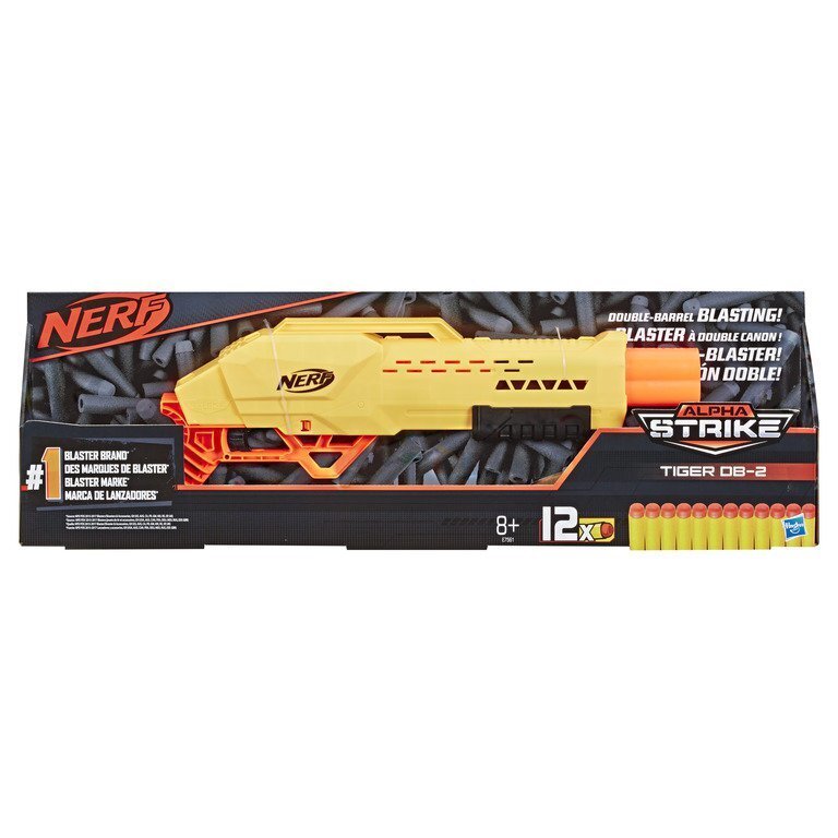 Püss Hasbro Nerf Alpha Strike Tiger DB 2 Relv цена и информация | Poiste mänguasjad | kaup24.ee