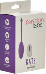 Passion Labs ВИБРАТОР EGG KATE ПУЛЬТ ДИСТАНЦИОННОГО УПРАВЛЕНИЯ ТЕМНО-РОЗОВЫЙ цена и информация | Эрекционные кольца, насадки на пенис | kaup24.ee