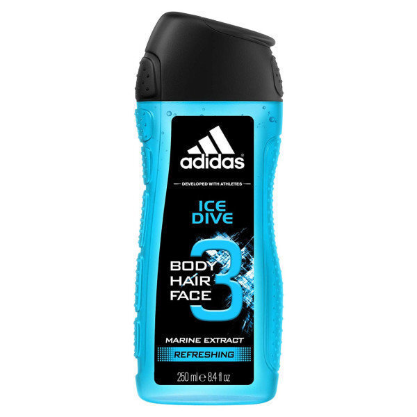 Komplekt Adidas Ice Dive: EDT 50 ml + dušigeel 250 ml hind ja info | Meeste parfüümid | kaup24.ee