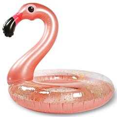 Ujumisrõngas flamingo, 120cm цена и информация | Другой туристический инвентарь | kaup24.ee