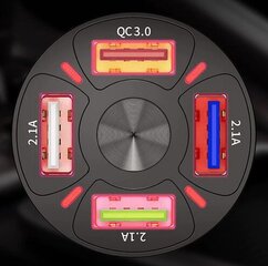 Автомобильное зарядное устройство USB + кабель, Xtrobb цена и информация | Автомобильные электропринадлежности 12V | kaup24.ee