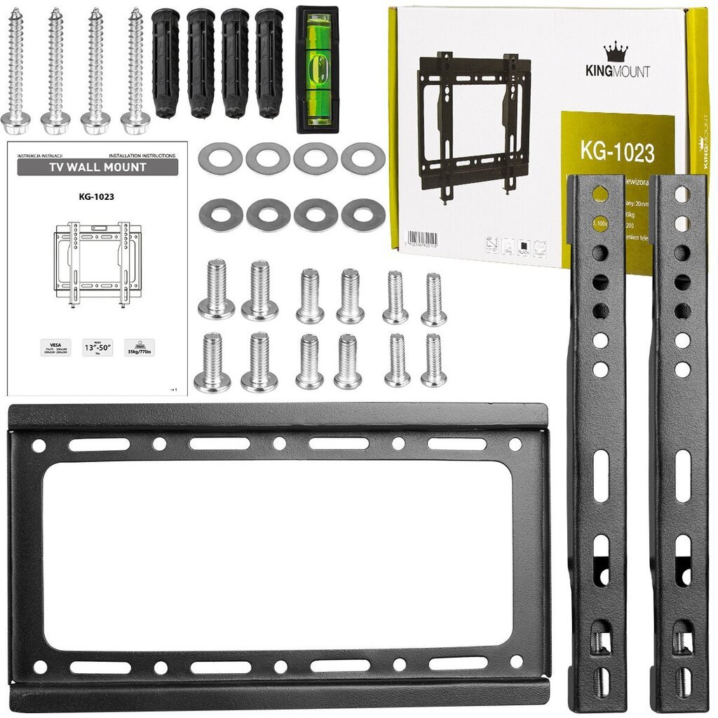 LCD-konsool KG-1023 13-50 tolli KING MOUNT hind ja info | Teleri seinakinnitused ja hoidjad | kaup24.ee