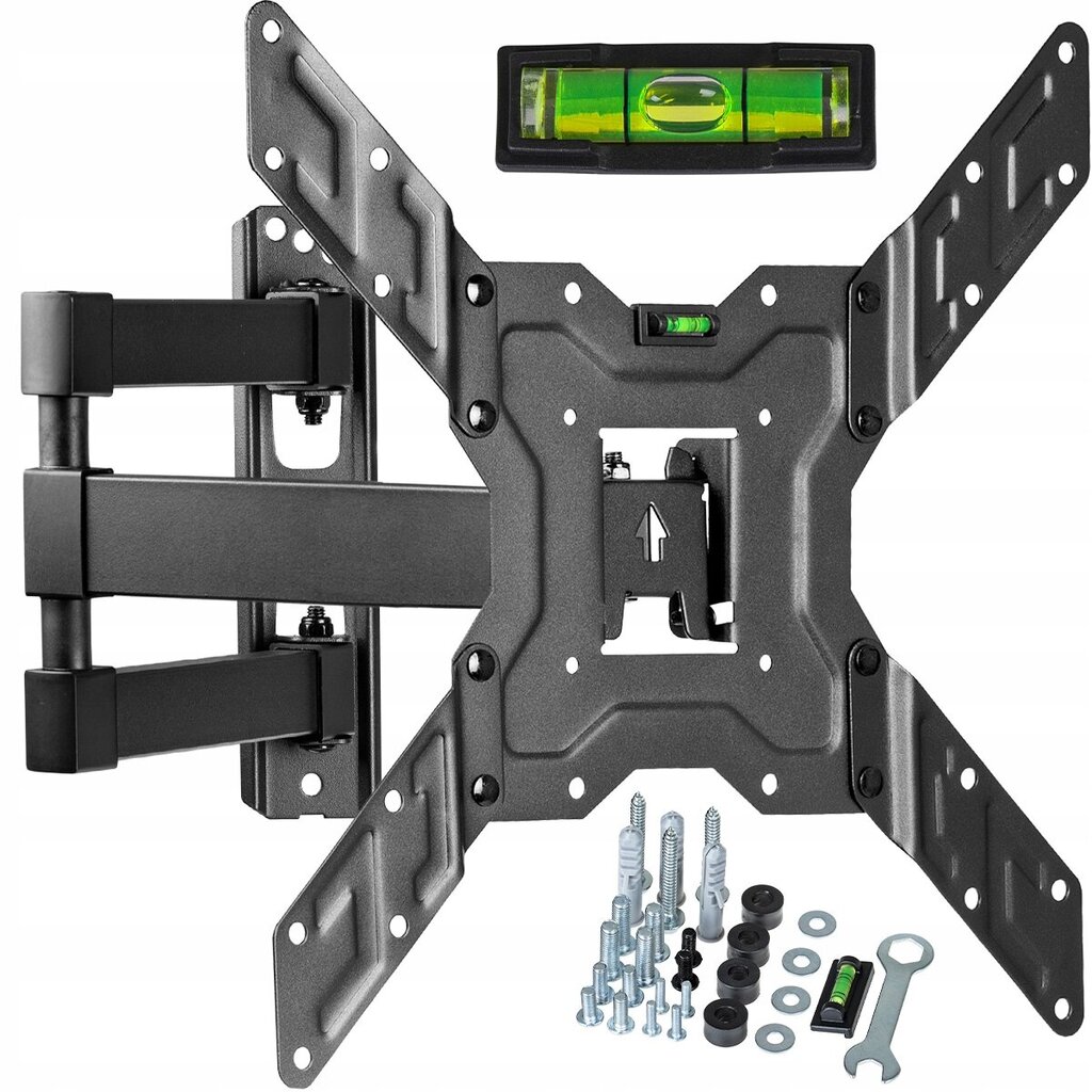 KG-1026 22-55-tollise LCD-televiisori klamber KING MOUNT цена и информация | Teleri seinakinnitused ja hoidjad | kaup24.ee