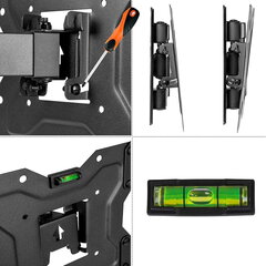 KG-1027 15-48-tollise LCD teleri kinnitus KING MOUNT цена и информация | Кронштейны и крепления для телевизоров | kaup24.ee