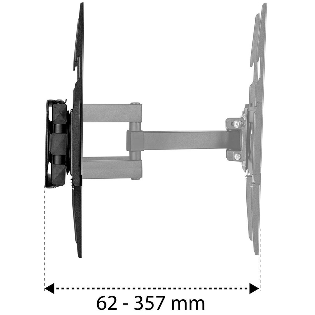 KG-1030 Texas 32-70-tolline LCD-konsool KING MOUNT цена и информация | Teleri seinakinnitused ja hoidjad | kaup24.ee