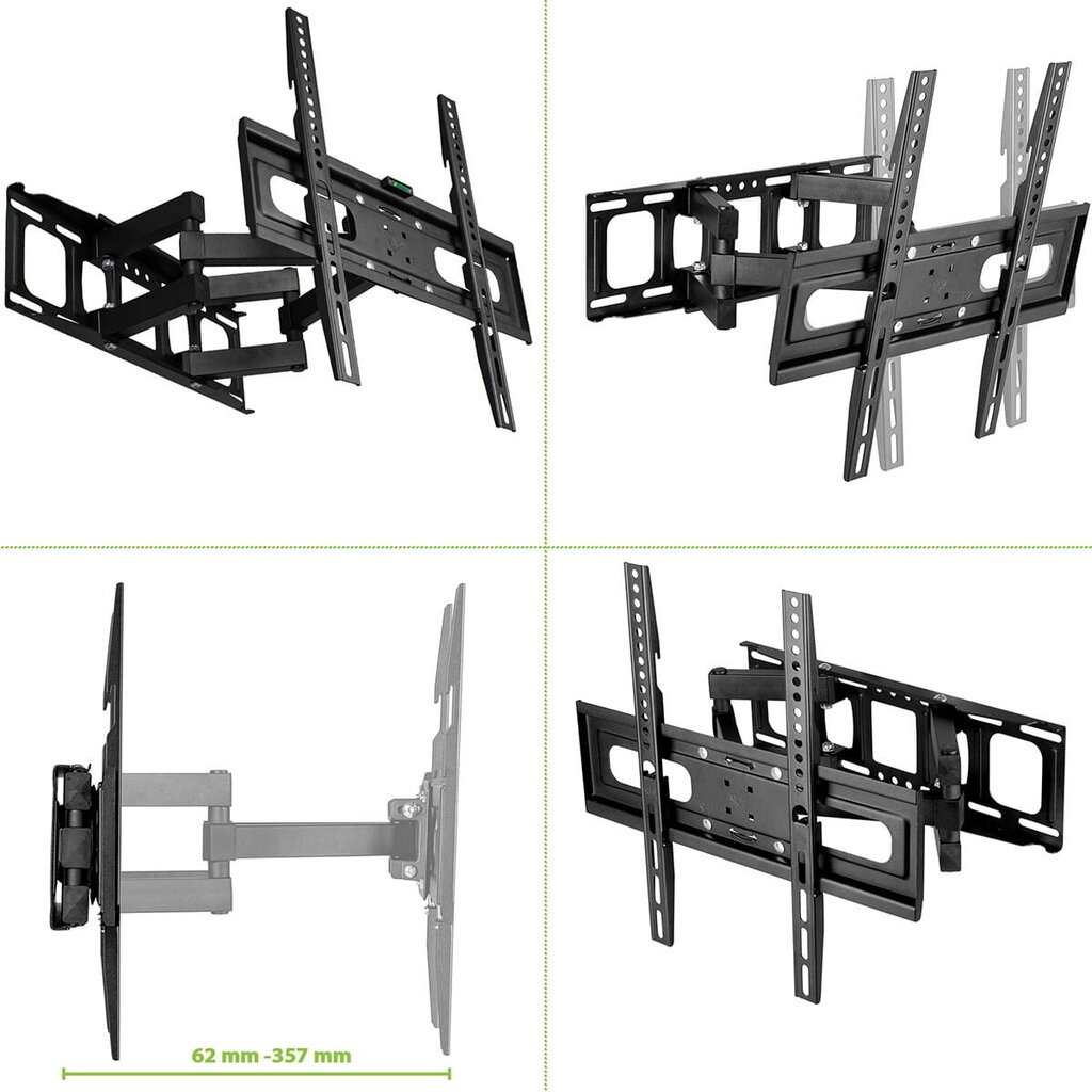 KG-1030 Texas 32-70-tolline LCD-konsool KING MOUNT цена и информация | Teleri seinakinnitused ja hoidjad | kaup24.ee