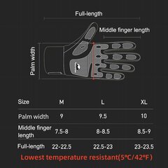 Теплые спортивные перчатки Naturehike, XL цена и информация | Мужская спортивная одежда | kaup24.ee