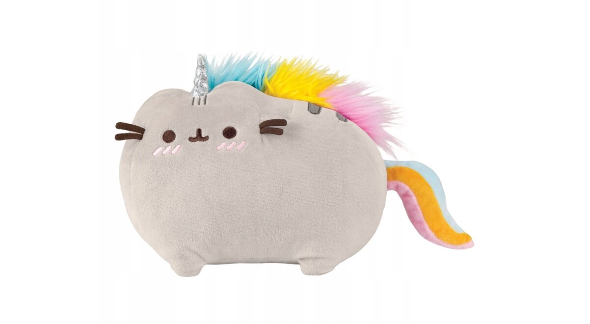 PUSHEEN ükssarvik Pusheenicorn põsepuna 21x30cm hind ja info | Pehmed mänguasjad | kaup24.ee