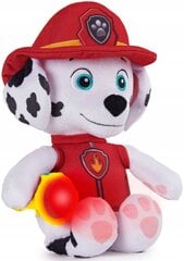 PAW PATROL MARSHALL RÄÄKIV MASKOT ÖÖLAMP 29 CM hind ja info | Pehmed mänguasjad | kaup24.ee