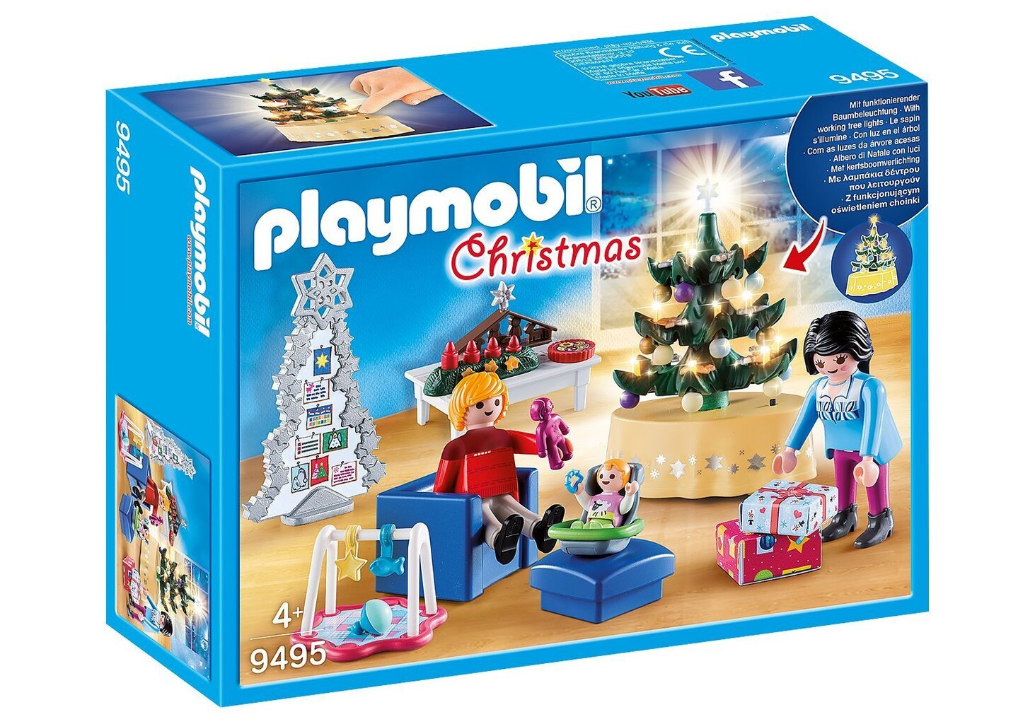 9495 PLAYMOBIL® Christmas Jõulu elutuba hind ja info | Klotsid ja konstruktorid | kaup24.ee