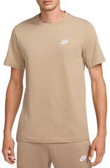 Nike Футболки для мужчин M Nsw Club Tee Light Brown AR4997 248 AR4997 248/L цена и информация | Мужские толстовки | kaup24.ee