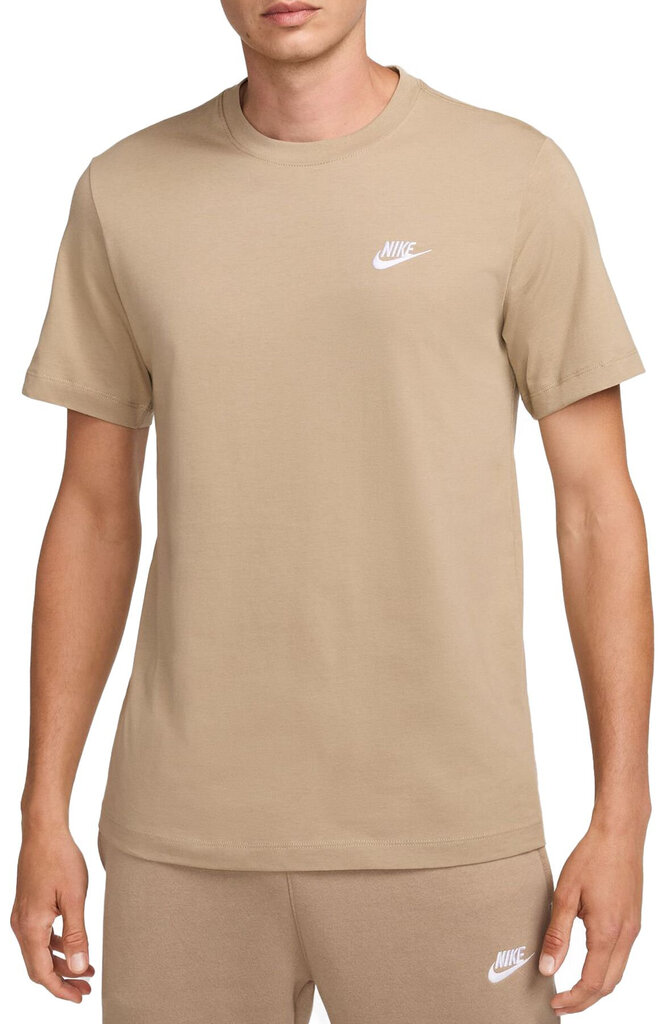 Nike T-särgid Meestele M Nsw Club Tee Light Brown AR4997 248 AR4997 248/L цена и информация | Meeste pusad | kaup24.ee