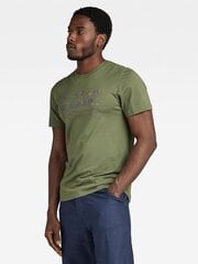 T-särk G-STAR Distressed Originals Slim Green D24420 336 724 560023558 hind ja info | Meeste T-särgid | kaup24.ee