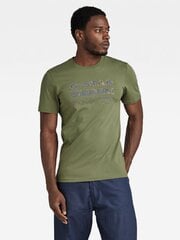 T-särk G-STAR Distressed Originals Slim Green D24420 336 724 560023558 hind ja info | Meeste T-särgid | kaup24.ee