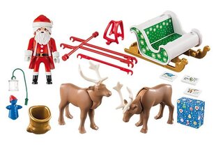 PLAYMOBIL® 9496 Christmas Санта-Клаус с санями цена и информация | Конструкторы и кубики | kaup24.ee
