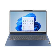 Lenovo IdeaPad Slim 3 15IRU8 15,6 Intel Core™ i3-1315U6 (6C/8T, 1,2–4,5 ГГц, 10 МБ) | 8 ГБ DDR4 | Твердотельный накопитель, 256 ГБ, PCIe NVMe® M.2|15,6 дюйма, FHD (1920x1080), IPS, 300 нит, цена и информация | Ноутбуки | kaup24.ee