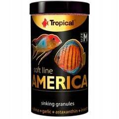 Tropical Soft Line America 250 ml - 150 g Premium Kalatoit цена и информация | Корм для живой рыбы | kaup24.ee