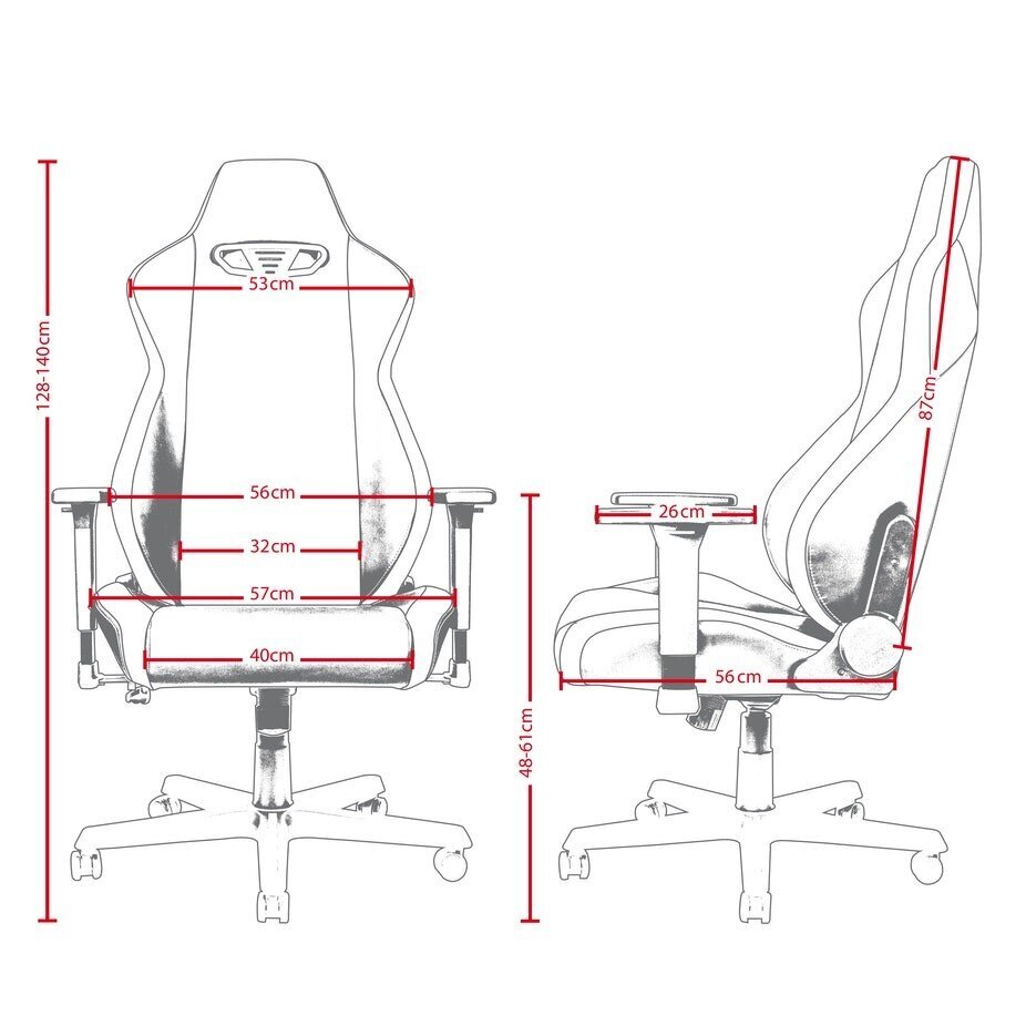 Kontoritool Nitro Concepts S300 Galactic, sinine hind ja info | Kontoritoolid | kaup24.ee