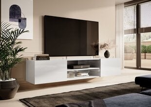ТВ тумба Cama Meble Slide 200K, белая цена и информация | Тумбы под телевизор | kaup24.ee