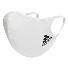 Маска Adidas H34578 Белый взрослых (Размер М/L) цена и информация | Аптечки | kaup24.ee