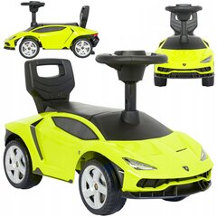 Tõukeauto Lamborghini, roheline цена и информация | Игрушки для малышей | kaup24.ee