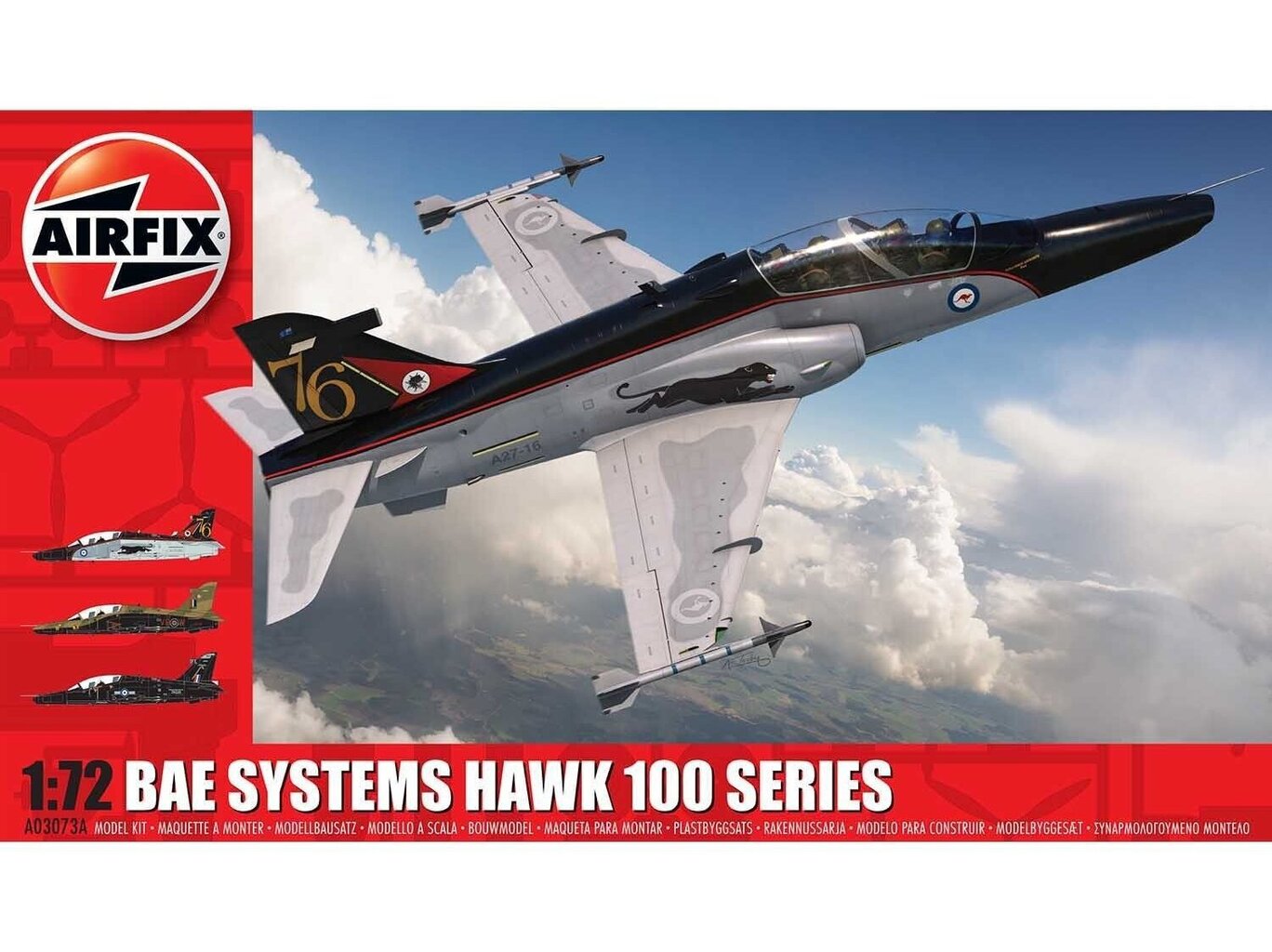 Konstruktor Airfix - BAE Systems Hawk 100 Series, 1/72, A03073A цена и информация | Klotsid ja konstruktorid | kaup24.ee