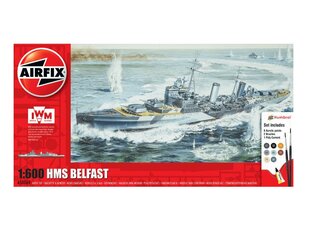 Airfix - HMS Belfast подарочный набор, 1/600, A50069 цена и информация | Конструкторы и кубики | kaup24.ee