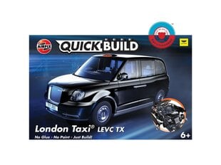 Airfix - QUICKBUILD London Taxi LEVC TX, J6051 цена и информация | Конструкторы и кубики | kaup24.ee