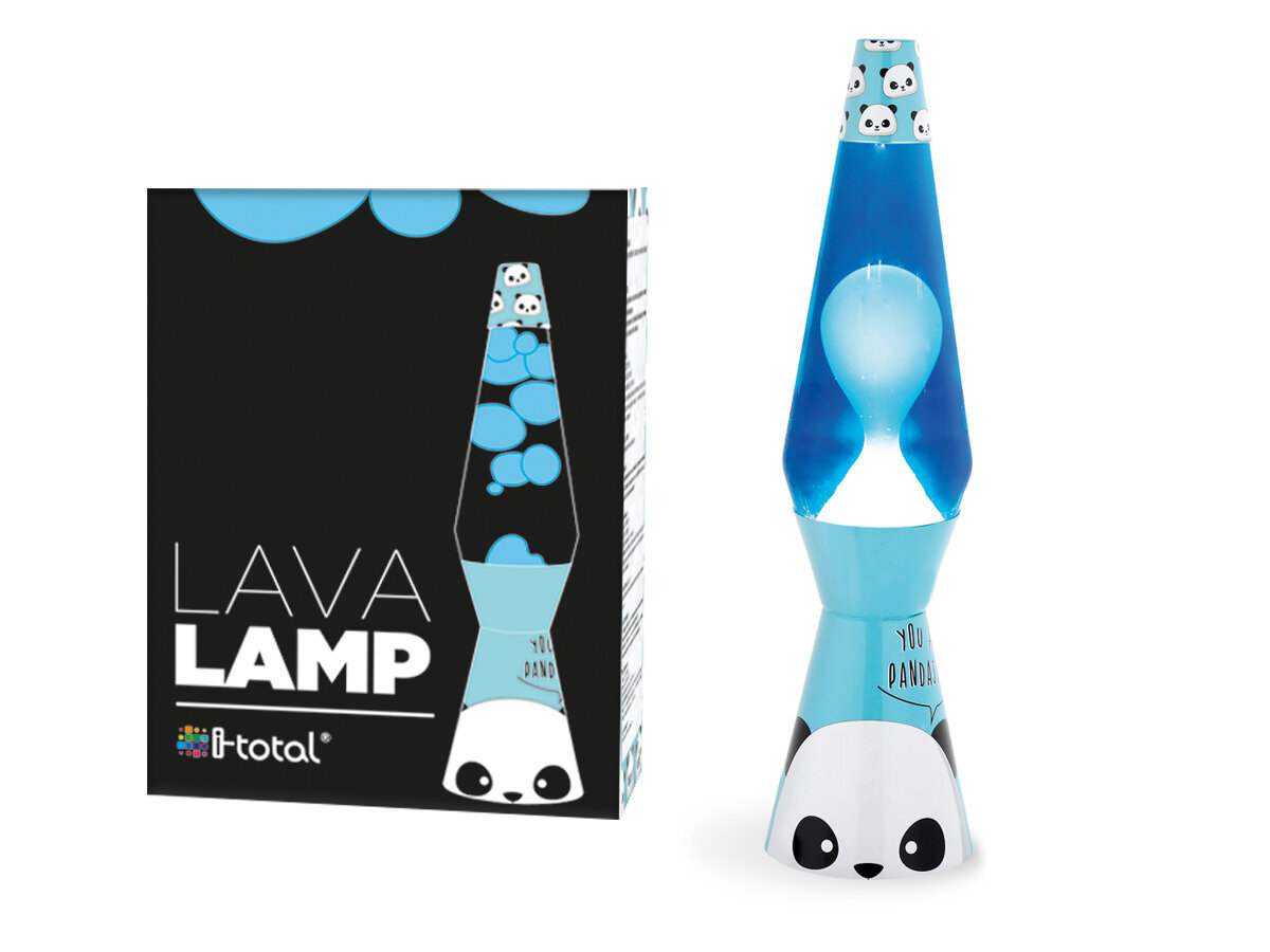 Laavalamp Itotal Panda, 1 tk цена и информация | Laualambid | kaup24.ee